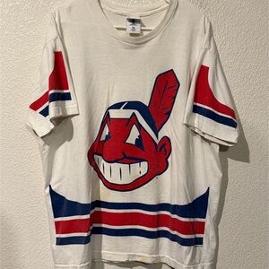 Cleveland Indians Pro Player Chief Wahoo T-shirt 97 Vintage MLB Guardians XL